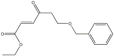 (E)-ethyl 6-(benzyloxy)-4-oxohex-2-enoate Struktur