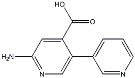 2-Amino-5-(pyridin-3-yl)isonicotinic acid Struktur