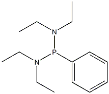 N,N,N',N'-tetraethyl(phenyl)phosphinediamine Struktur