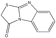 Thiazolo[2,3-b]benzimidazole-3(2H)-one Struktur