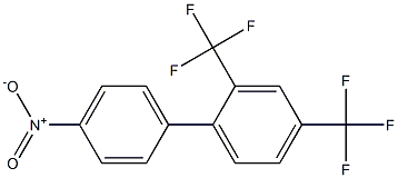 4'-nitro-2,4-bis(trifluoromethyl)biphenyl Struktur