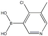 4-Chloro-5-methylpyridine-3-boronic acid Struktur