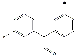 2,2-bis(3-bromophenyl)acetaldehyde Struktur