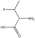 2-amino-3-fluorobutanoic acid Struktur