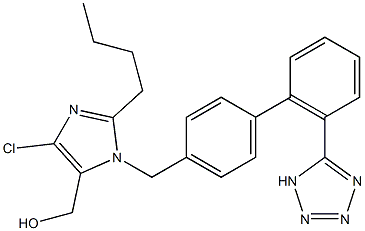 Losartan for system suitability Struktur