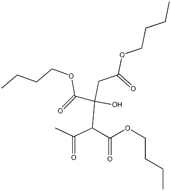 Tributyl acetylcitrate for peak identification Struktur