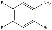 2-bromo-4,5-difluorobenzenamine Struktur