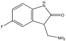 3-(aminomethyl)-5-fluoroindolin-2-one Struktur