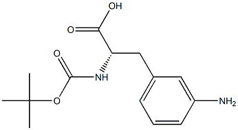 Boc-3-Amino-L-Phenylalanine Struktur