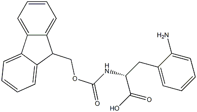 Fmoc-2-Amino-D-Phenylalanine Struktur