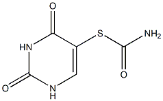 5-(1-thioureido)uracil Struktur