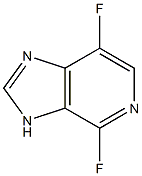 4,7-difluoro-3H-imidazo[4,5-c]pyridine Struktur