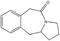 1,2,3,6,11,11a-hexahydro-5H-pyrrolo[2,1-b][3]benzazepin-5-one Struktur