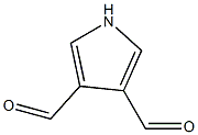 1H-pyrrole-3,4-dicarbaldehyde Struktur