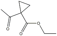 Ethyl 1-acetylcyclopropanecarboxylate Struktur