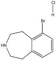 6-bromo-2,3,4,5-tetrahydro-1H-benzo[d]azepine hydrochloride Struktur