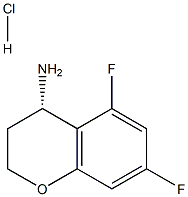 (S)-5,7-difluorochroman-4-amine hydrochloride Struktur