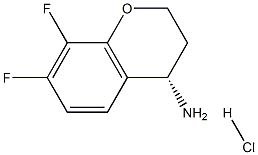 (S)-7,8-difluorochroman-4-amine hydrochloride Struktur