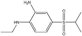 N1-ethyl-4-(isopropylsulfonyl)benzene-1,2-diamine Struktur