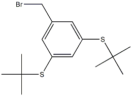 3,5-Bis(tert-butylthio)benzyl BroMide Struktur