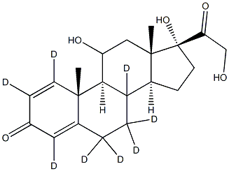 Prednisolone-d8 Struktur