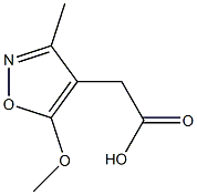 (5-Methoxy-3-Methylisoxazol-4-yl)-acetic acid Struktur