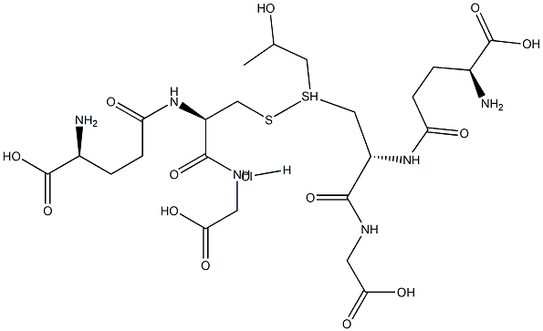 S-(2-Hydroxypropyl)glutathione Hydrochloride Struktur