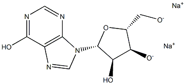 Inosine disodium salt Struktur