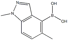 1,5-Dimethyl-1H-indazole-4-boronic acid Struktur