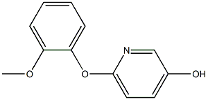 6-(2-Methoxyphenoxy)pyridin-3-ol Struktur