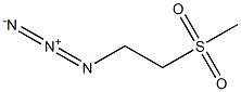 1-Azido-2-(methylsulfonyl)ethane Struktur