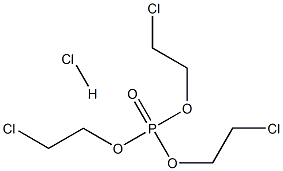 Tris(2-chloroethyl)phosphate HCl Struktur