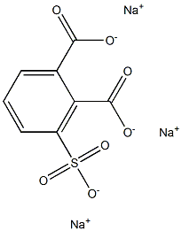 Sodium phthalate sulfonate Struktur