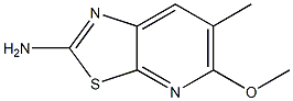 5-Methoxy-6-methyl-thiazolo[5,4-b]pyridin-2-ylamine Struktur