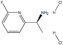 (S)-1-(6-fluoropyridin-2-yl)ethanamine dihydrochloride Struktur