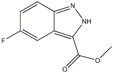 5-Fluoro-2H-indazole-3-carboxylic acid methyl ester Struktur