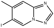 6-Iodo-7-methyl-[1,2,4]triazolo[1,5-a]pyridine Struktur