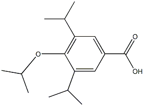 4-Isopropoxy-3,5-diisopropyl-benzoic acid Struktur