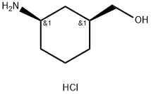 ((1S,3R)-3-aminocyclohexyl)methanol hydrochloride Struktur