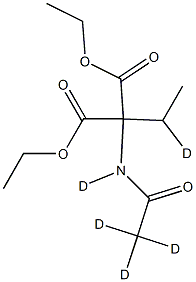 Diethyl 2-Ethyl-2-acetamidomalonate-d5 Struktur