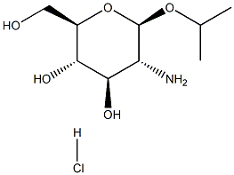 Isopropyl 2-amino-2-deoxy-b-D-glucopyranoside HCl Struktur