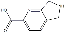 6,7-Dihydro-5H-pyrrolo[3,4-b]pyridine-2-carboxylic Acid Struktur