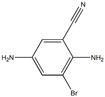 2,5-Diamino-3-bromobenzonitrile Struktur