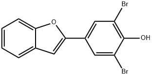 4-(2-Benzofuranyl)-2,6-dibromo-phenol Struktur