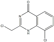 8-Chloro-2-chloromethyl-1H-quinazolin-4-one Struktur