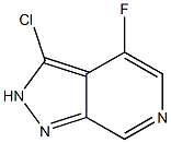 3-Chloro-4-fluoro-2H-pyrazolo[3,4-c]pyridine Struktur