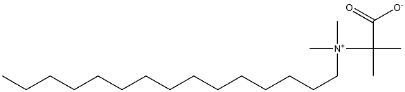 Tetradecyldimethylbetaine Struktur