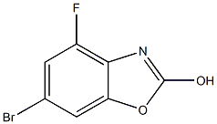 6-Bromo-4-fluoro-benzooxazol-2-ol Struktur