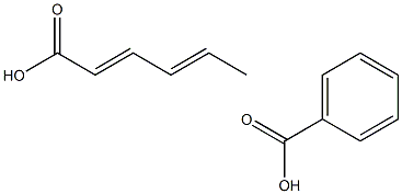 Benzoic acid, sorbic acid solution standard substance Struktur