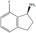 (S)-7-fluoro-2,3-dihydro-1H-inden-1-amine Struktur